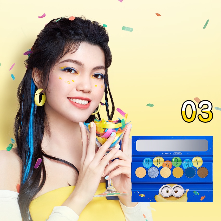 Bảng phấn mắt Carslan X Minions 6 màu 6g