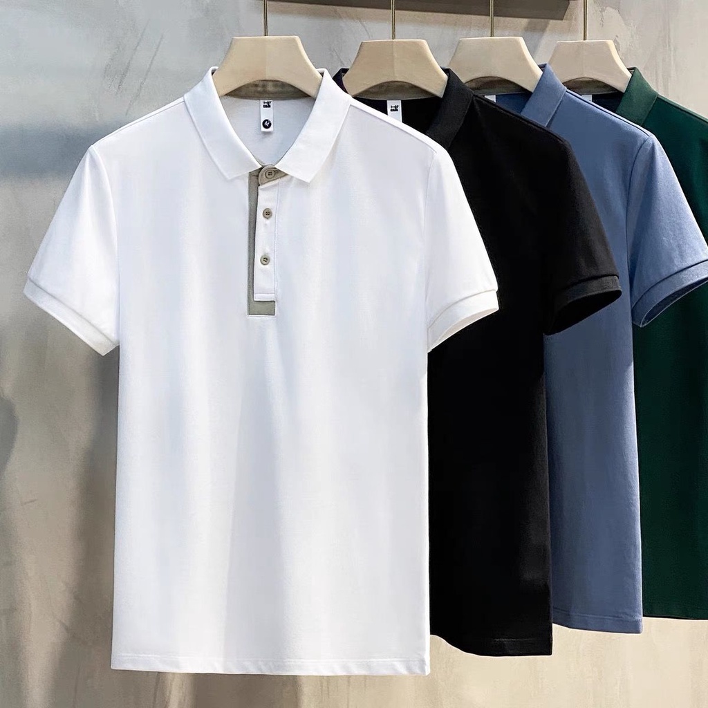 Áo polo Cotton Tay Ngắn size Lớn 4Xl Mùa Hè Hàng Mới Dành Cho Bạn Nam size s 2022