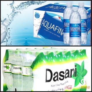 [Đặt tối đa 1 thùng] Thùng 28 chai nước khoáng aquafina và 24 chai nước lọc dasani