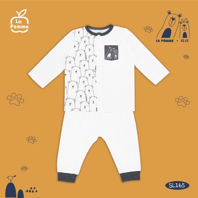 Lapome - Bộ dài cài thằng chú gấu SL165