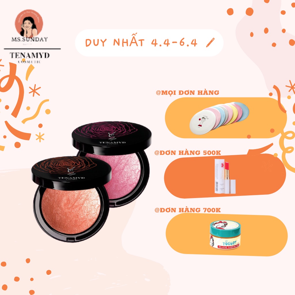 Phấn má hồng ngọc trai TENAMYD - MAGIC PEARL BLUSH