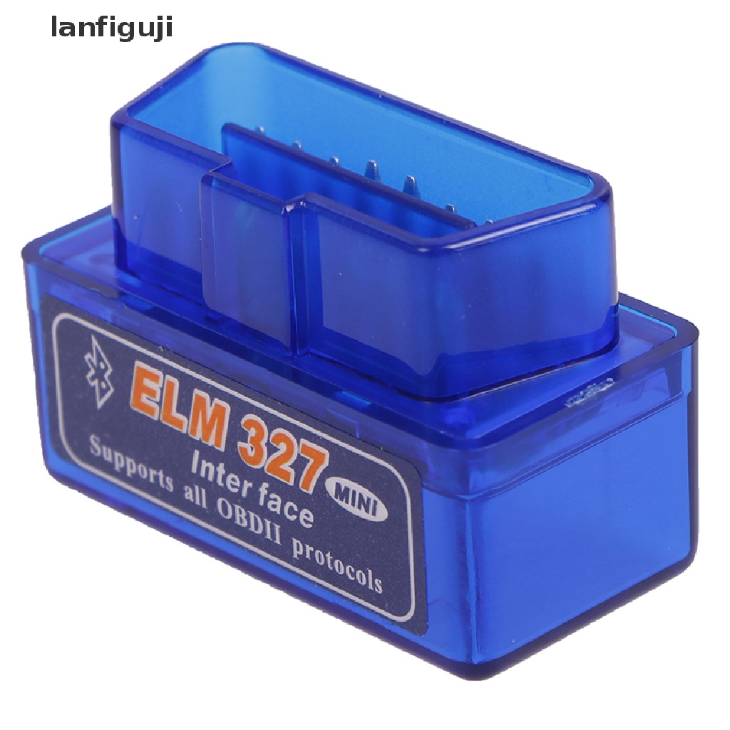 {lanfiguji} Bluetooth V2.1 Mini Elm 327 OBDII Scanner OBD Car Diagnostic Tool Code Reader hye