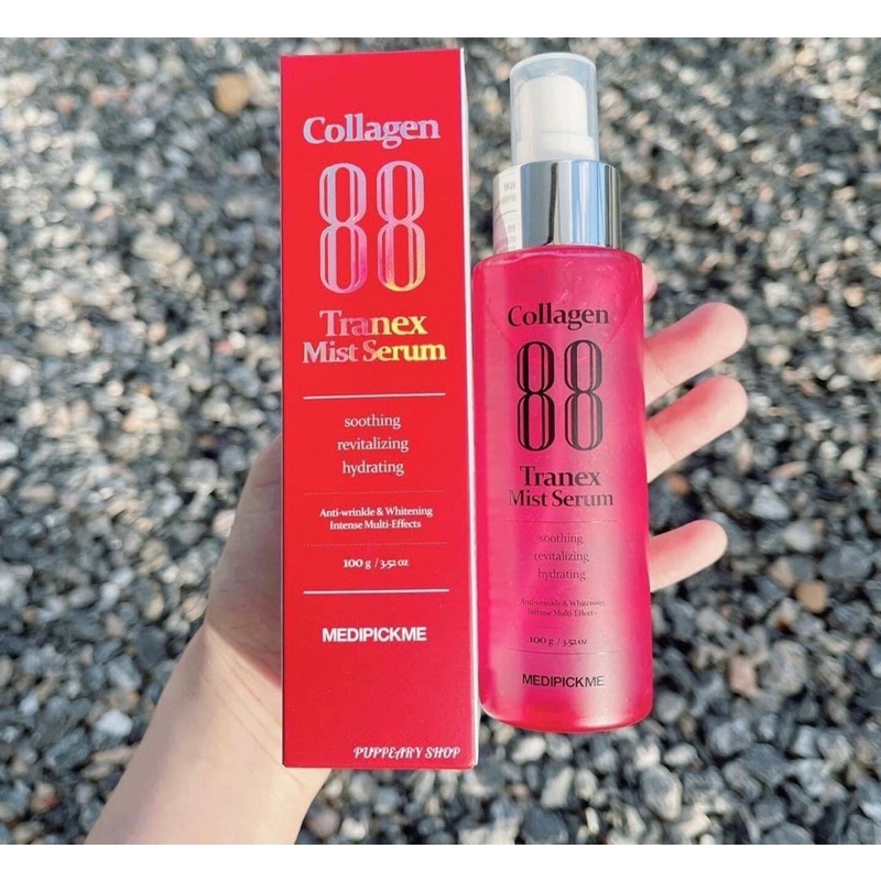 [Mẹ Kem]Tinh chất dạng xịt trắng da chống lão hoá Collagen 88 Medi Pick me
