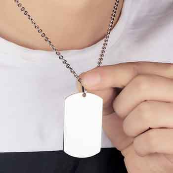Mặt dây chuyền thẻ bài MDC214 mặt dây chuyền thẻ bài dogtag lính mỹ Andhere