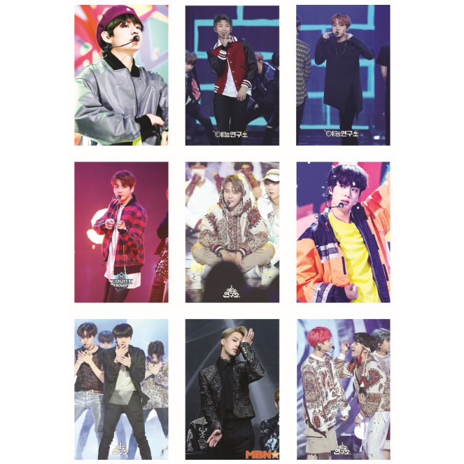 Lomo card ảnh BTS Comeback Stage Full 54 ảnh