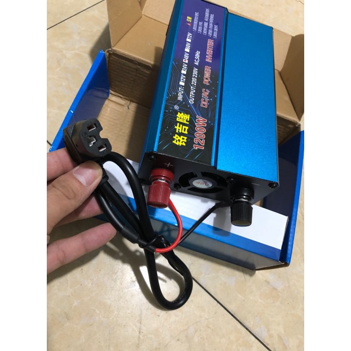 BÁN bộ chuyển điện 48V sang 220V sử dụng nguồn điện từ ắc quy xe đạp điện, xe máy điện LỖI ĐỔI MỚI