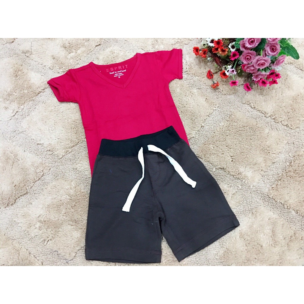 Bộ Bé Trai Esprit Đỏ Trơn