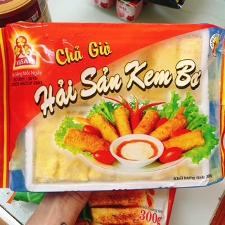 NEM/ CHẢ GIÒ HẢI SẢN KEM BƠ VISSAN GÓI 350G