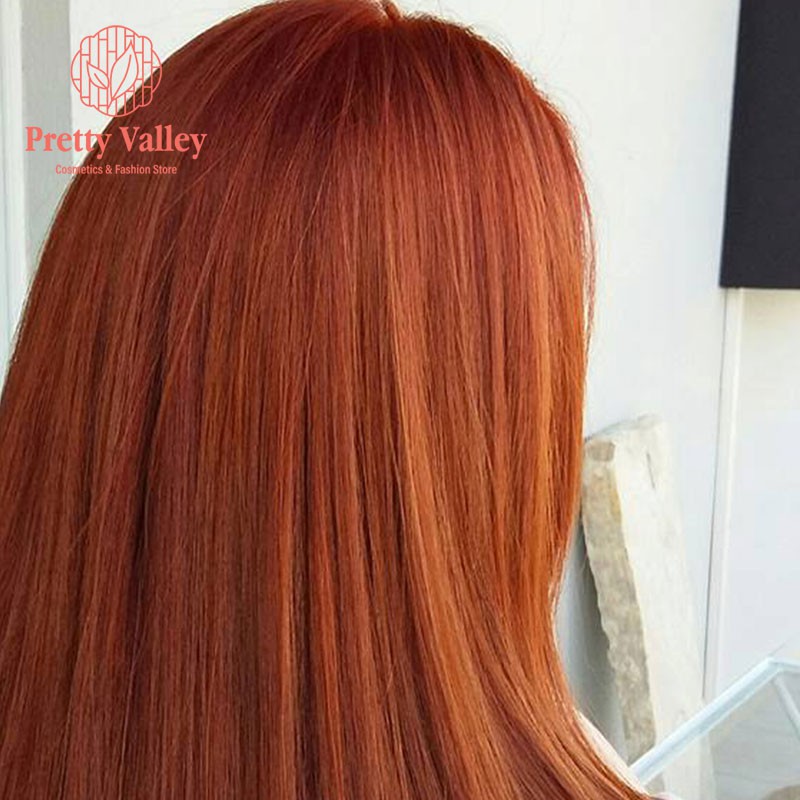 Thuốc nhuộm tóc màu cam vàng sáng MOLOKAI, thuốc nhuộm tóc chứa collagen tảo biển siêu dưỡng - Pretty Valley Store