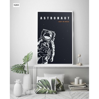 Tranh phi hành gia N263 decor không gian. Size khác khách lh (Tặng kèm đinh 3 chân treo tranh)