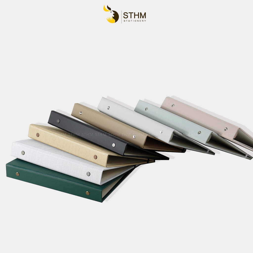 Bìa sổ còng 6 lỗ cao cấp - Khổ A5 - Không kèm ruột- STHM stationery