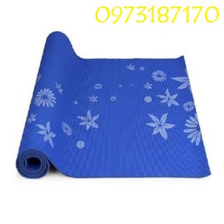 Thảm tập yoga hoa văn
