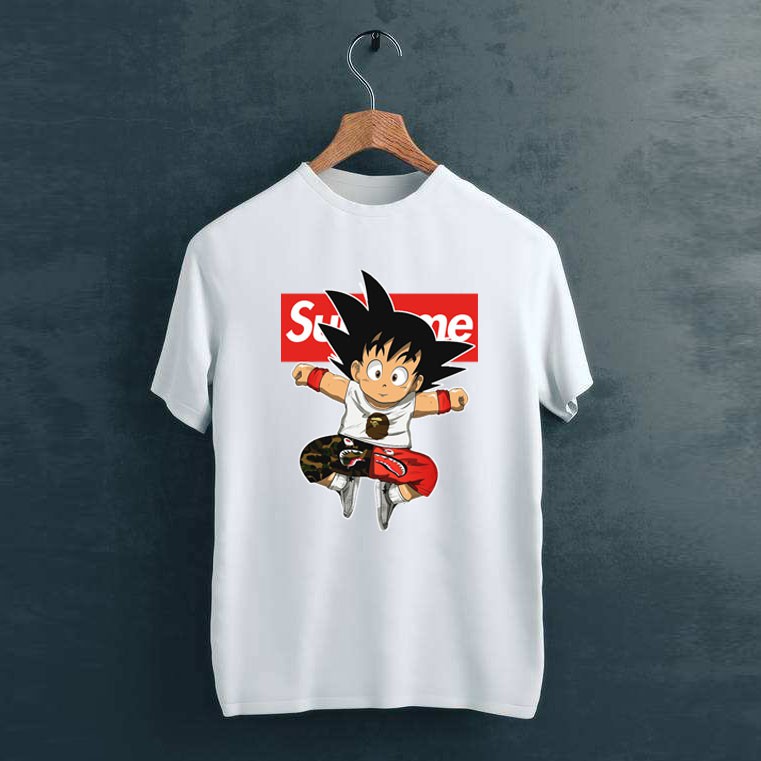 (CÓ VIDEO)Áo thun SONGOKU SUPREME Nam Nữ (Đen, Trắng)