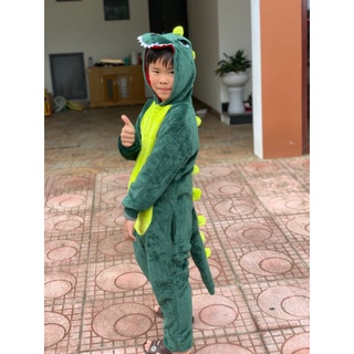 Bộ Đồ Thú Khủng Long Xanh