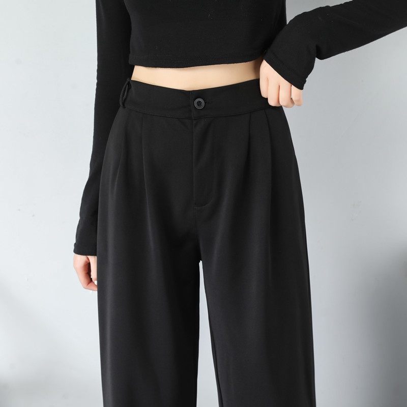 Quần Dài Lưng Cao Thời Trang Cá Tính Trẻ Trung