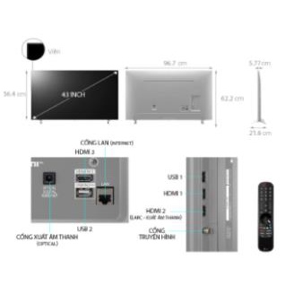Tivi LG 43 inch 4K 43NANO77TPA - Model 2021 - Smart NanoCell  [Giá Siêu Rẻ] | BigBuy360 - bigbuy360.vn