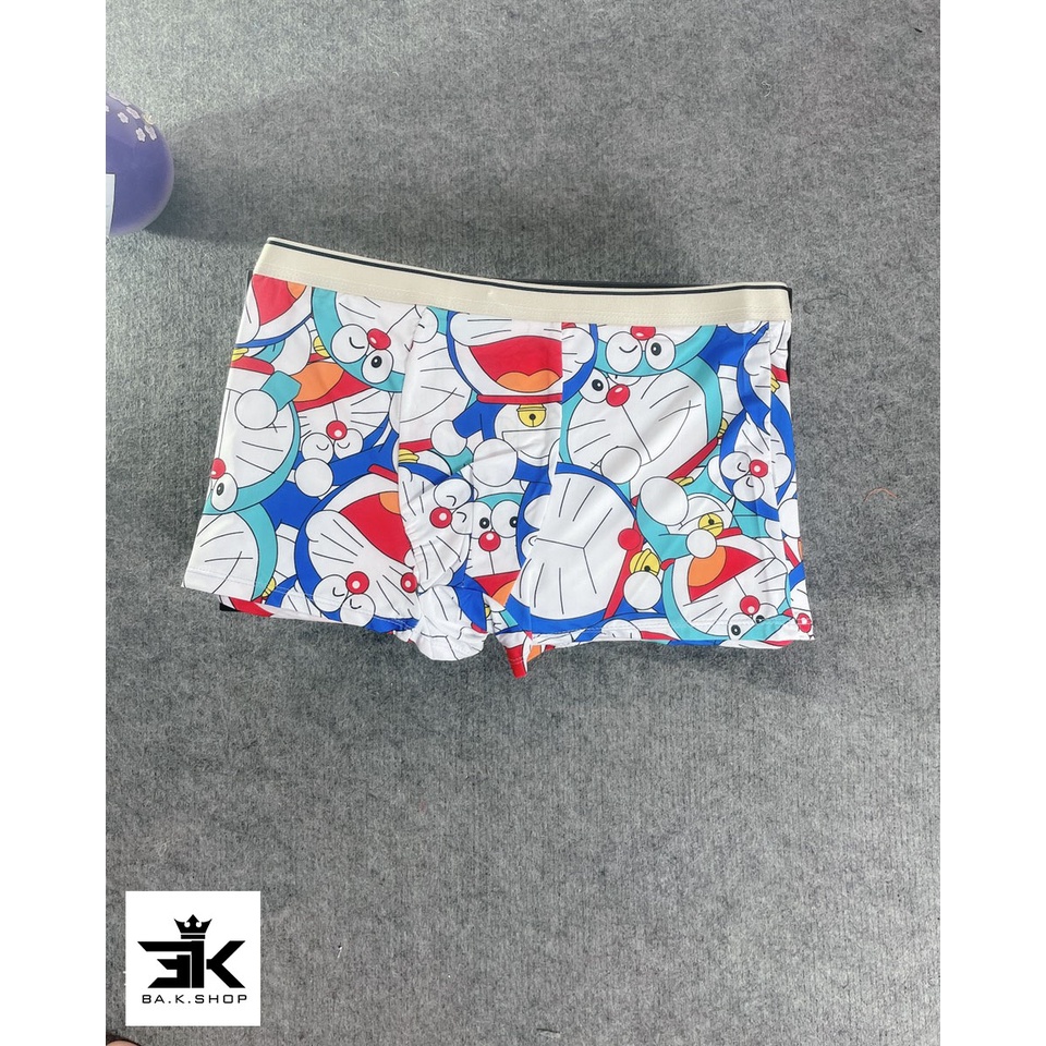 Quần lót namSALESịp nam đùi mẫu ngẫu nhiên chất liệu cotton hình in 3D thoáng mát full size 35 -90kg
