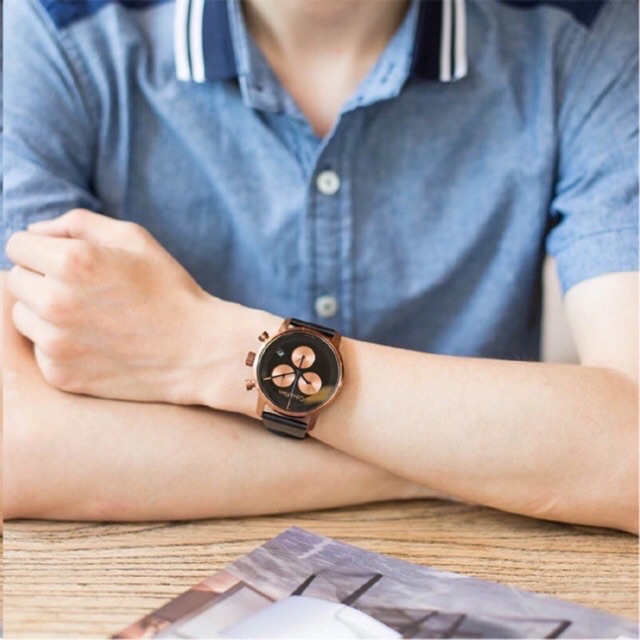 Đồng hồ kim nam dây da cao cấp Calvin Klein K2G17TC1 Thuỵ Sỹ