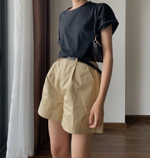 Áo thun trơn Audrey freesize (đen/trắng/xanh bơ)