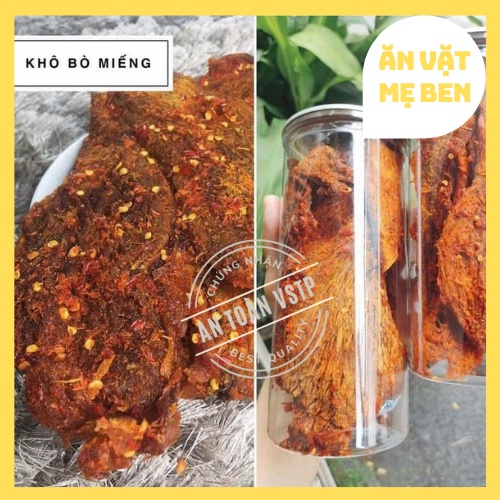 [BÁN RẺ XIN ĐÁNH GIÁ 5⭐] Khô Bò Miếng 250g MẹBen Đồ ăn vặt Hà Nội vừa ngon,vừa rẻ. | BigBuy360 - bigbuy360.vn
