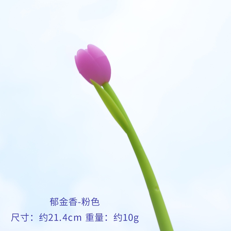 &lt;Video Review&gt; Bút Bi Nước Mực Nước Hình Hoa Tulip Đổi Màu Dưới Nắng D019