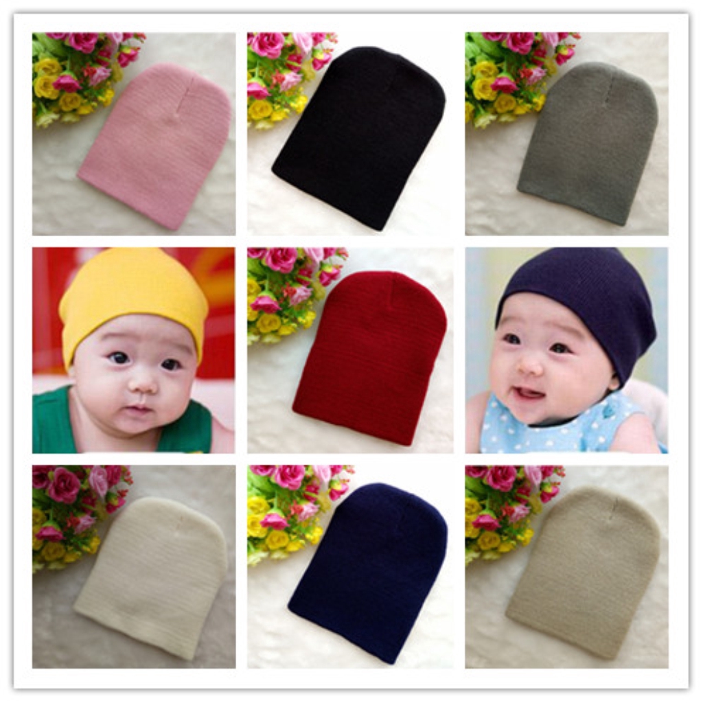 Mũ len beanie dễ thương cho bé sơ sinh