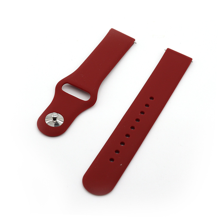 Dây Đeo Đồng Hồ Bằng Silicone 18mm 20mm 22mm Cho Garmin Vivomove3 3S Venu 2S Sq Watch4 3 Active 2 S3