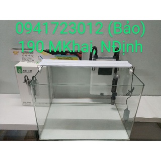 Combo bể cá kính đúc Minjiang 60cm lọc đèn nhóm I