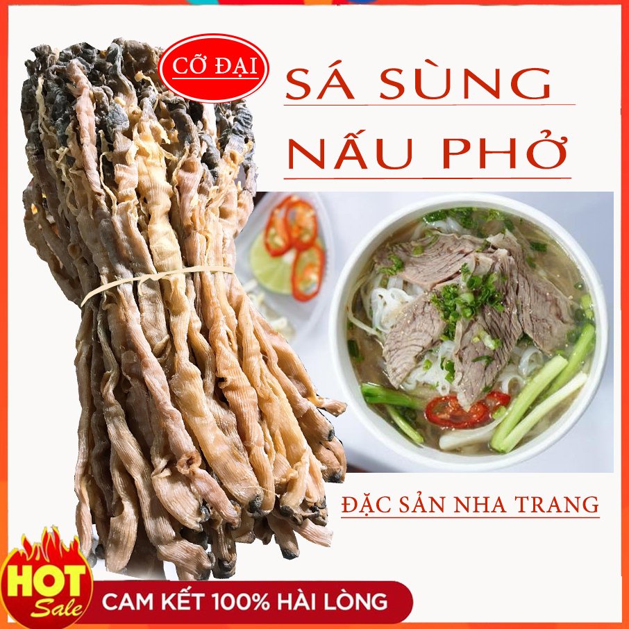 Sá Sùng Nấu Phở 1Kg Cỡ Lớn - Sá Sùng Khô Nha Trang Sạch Cát