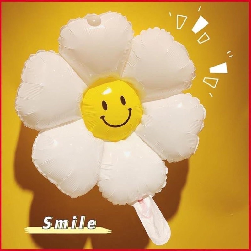 Bóng hình bông hoa, bông cúc trắng , pastel