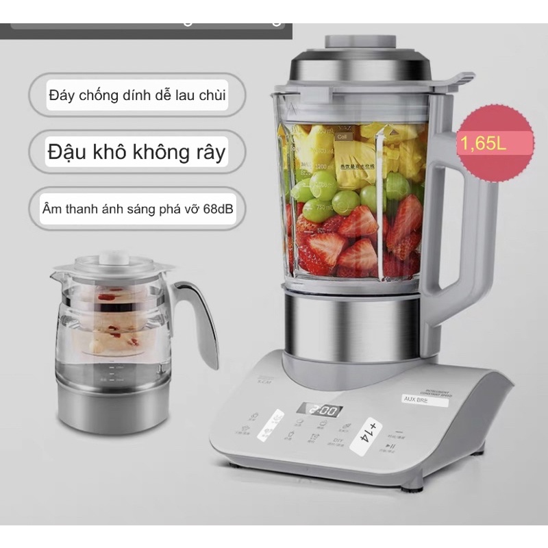 CHÍNH HÃNG -  MÁY SỮA HẠT AUX - TẶNG KÈM NỒI HẦM CHƯNG YẾN, PHA TRÀ
