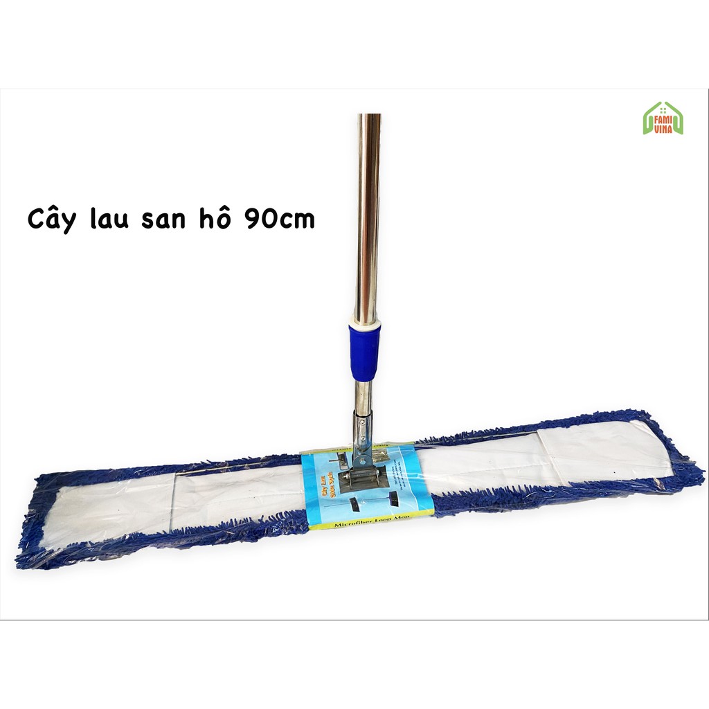 Bông lau san hô 90cm bông lau nhà công nghiêp thay thế cây lau san hô sợi microfiber 360 siêu sạch thấm hút cực tốt