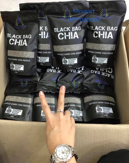 HẠT CHIA ÚC BLACK BAG CHIA – gói 500g | BigBuy360 - bigbuy360.vn