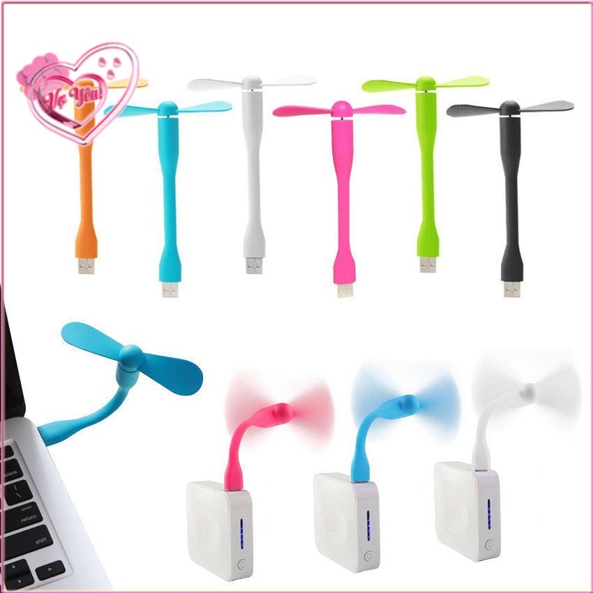 Quạt 2 cánh Mini Cổng USB Siêu Mát