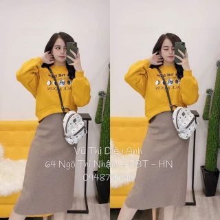 Sét áo liền váy siêu hót tôn dáng