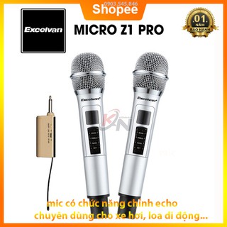 Micro karaoke không dây Excelvan Z1 Pro