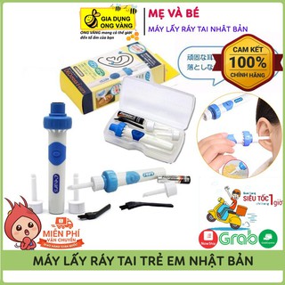 Máy Lấy Ráy Tai Trẻ Em, Máy Hút Ráy Tai Nhật Bản Cho Gia Đình, An Toàn Tuyệt Đối Khi Sử Dụng Chạy Bằng Pin