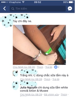 Bộ tắm trắng White ConC