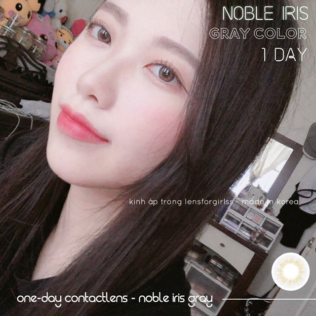 Kính áp tròng 1 ngày Noble iris gray (Hsd 1 ngày)