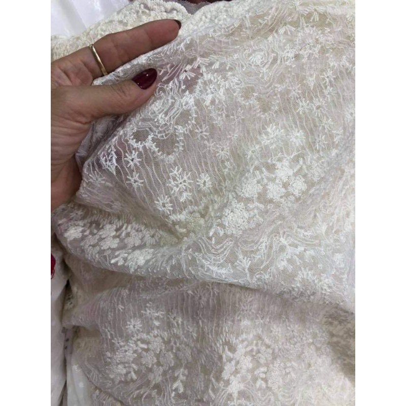 Vải nh ren sợi mềm