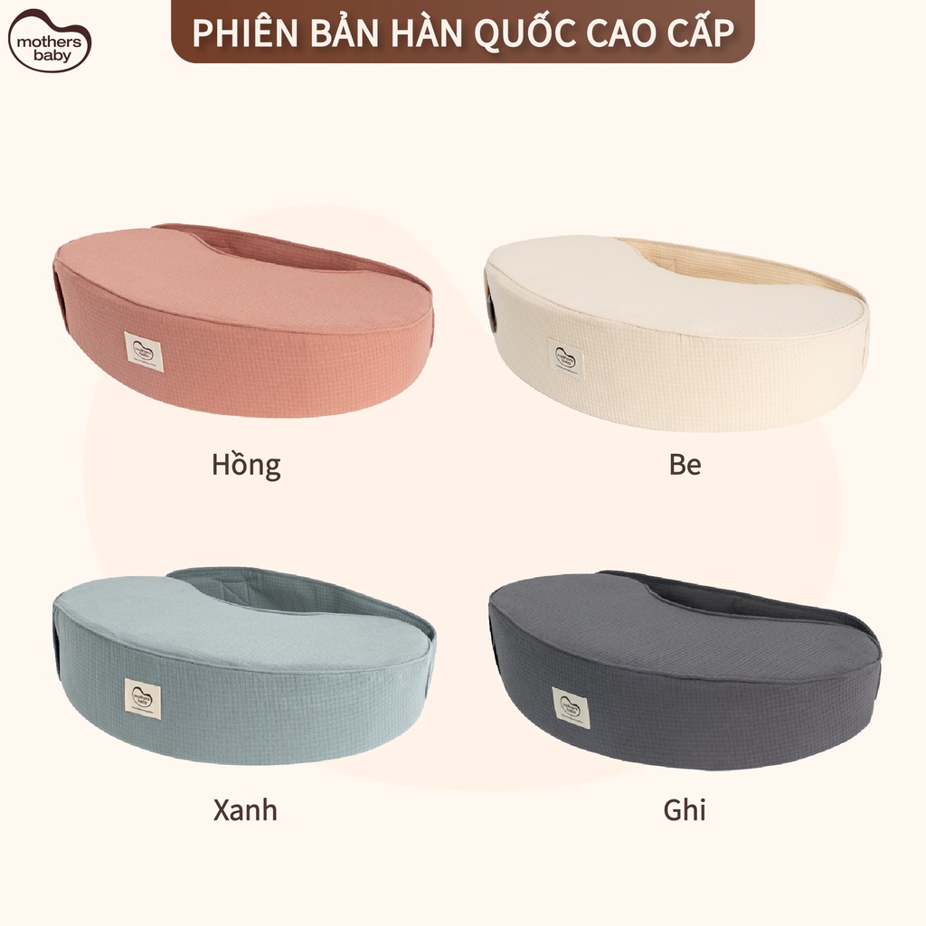 Gối Cho Bé Bú, Chống Trào Ngược Thương Hiệu Mothersbaby Hàn Quốc