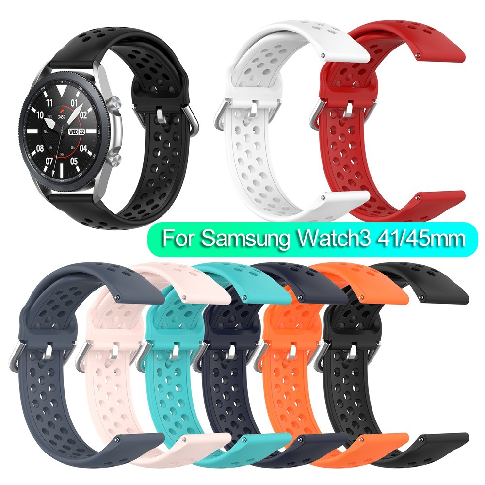 Dây Đeo Thay Thế 20mm 22mm Cho Đồng Hồ Thông Minh Samsung Galaxy Watch 3 41mm 45mm