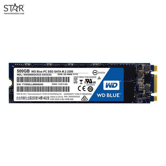 Ổ cứng SSD 250G Western Blue M.2 Sata III 6Gb/s