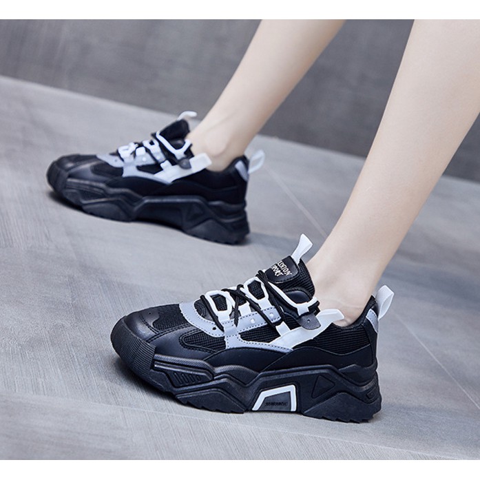 Giày sneaker nữ MS021 (đen)