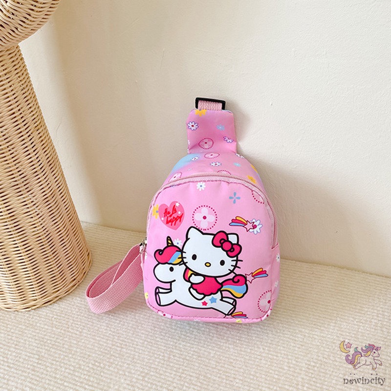 Túi Đeo Hông In Họa Tiết Hoạt Hình Phong Cách Hàn Quốc Cho Bé