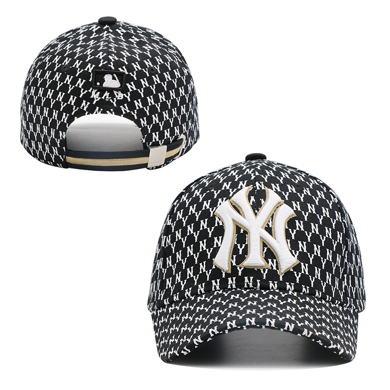 Mũ lưỡi trai bóng chày MLB NY Yankees vành cong chống nắng phong cách thường ngày cho cặp đôi nam nữ