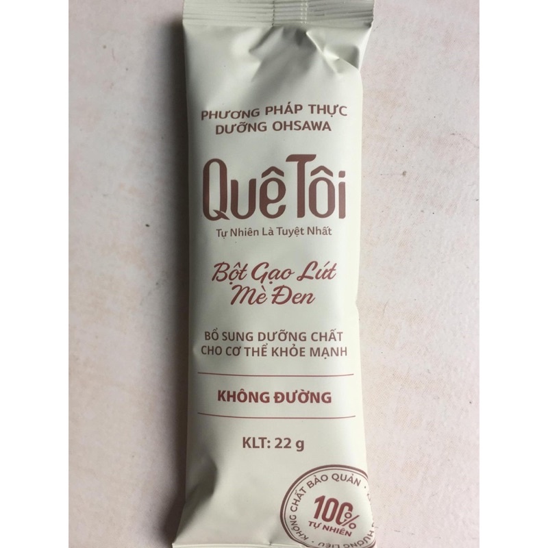 BỘT GẠO LỨT MÈ ĐEN GÓI 22gr dùng thử