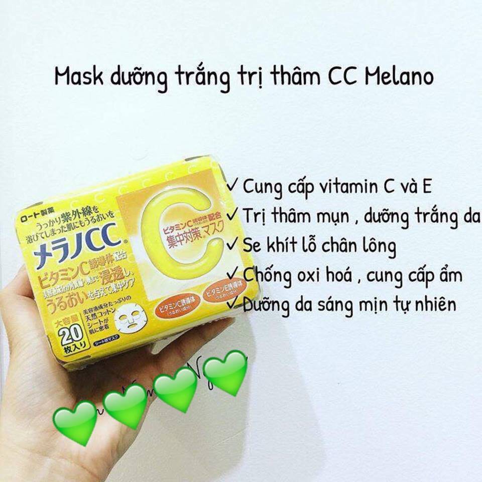 Mask CC melano hộp 20 miếng