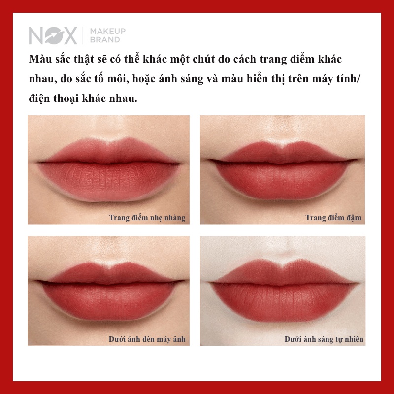 Son môi NOX hiệu ứng lì 2.5g | BigBuy360 - bigbuy360.vn