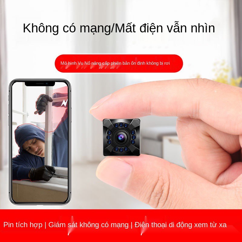 Máy ảnh không dây nhỏ có thể được kết nối với màn hình nhìn ban đêm của điện thoại di động, mạng độ nét cao tron